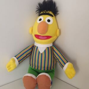 Sesame Street Vintage Bert collectable 10" plush, Stuffed Animal, Toy, NO tags